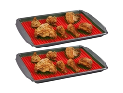 Tapete de silicona para horno, bandeja antiadherente, revestimiento para bandeja, utensilios de cocina saludables