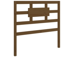 Maison Exclusive - Cabecero De Cama Madera Maciza Pino Marrón Miel 95,5x4x100 Cm