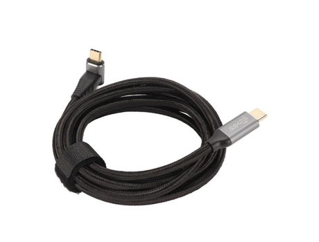 Cable HURRISE Usb C ángulo de 90 grados 4K 60 Hz Pd100W carga rápida para Steam Deck