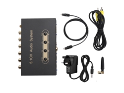 Decodificador De Sonido 5.1 Canales Con Arc, Fibra Óptica, Coaxial, Bluetooth, Dts, Ac3 Y Enchufe Británico.