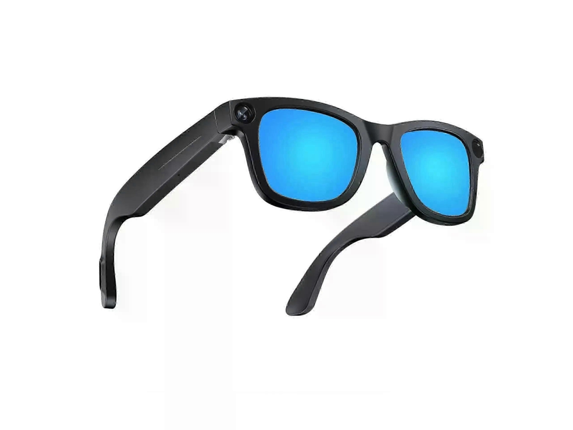 Gafas inteligentes con cámara IA y resolución 6K HD de 800 W para fotos, vídeos, llamadas y traducción. Resistentes al agua y compatibles con Bluetooth.