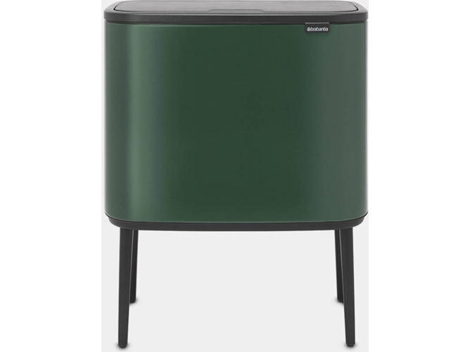 Bote de Basura BRABANTIA 304187 Bo Touch (Verde - 9,4 kg - 54 x 31 x 70 cm - Garantía: 10 Años)