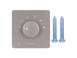Control De Volumen De 50 W Con 5 Velocidades, Panel Grande Y Material De Pc Ignífugo Para Altavoces Domésticos, Color Gris.
