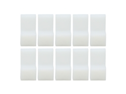 10 Protectores De Esquina De Silicona Transparente (en Forma De H) De 2,5 X 2,5 X 4,7 Cm Para La Seguridad De Los Muebles Infantiles.