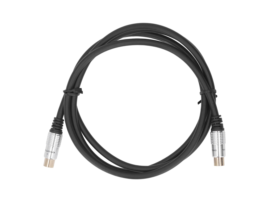 Cabo Coaxial De Tv 9.5mm Dourado Proteção Contra Choque Elétrico Conexão Segura Para Dvd E Televisões Digitais
