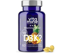 Complemento Alimentar HERBORA Vitamina D3 Y K2 60 Comprimidos Masticables (Eucalipto, Miel, Frambuesa)
