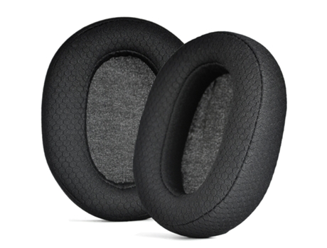1 par de almohadillas negras para Sony INZONE H5 Red de fútbol + viscoelástica
