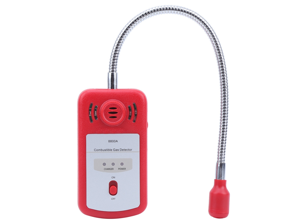 Detector Portátil De Gas Inflamable 8800a Con Sensor De Alarma De Fugas Para Metano Y Gas Natural.