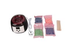 Kit De Calentador De Cera 500cc 100w Potencia Alta Para Depilación Con Plug Uk 100‑240v Negro