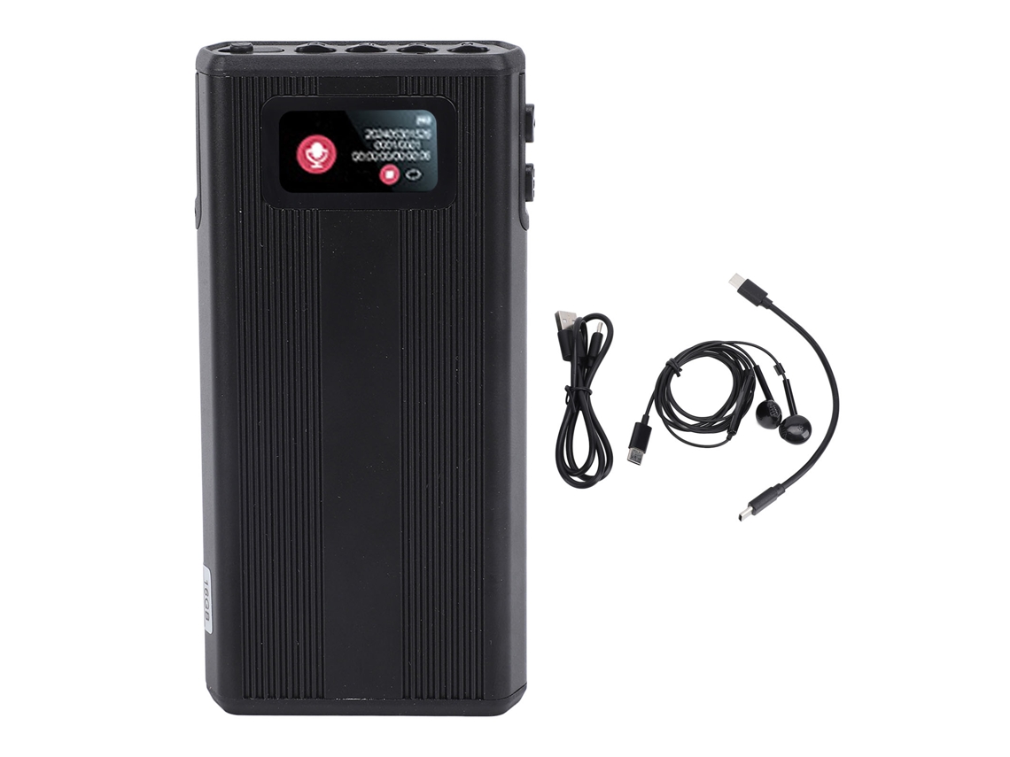 Gravador Digital LAXISCREED Hd 16gb 1536kbps Redução de Ruído