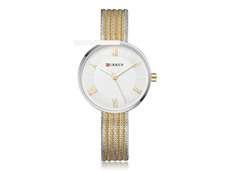 Relojes de Moda para Mujer Reloj Impermeable de Cuarzo con Correa de Acero Inoxidable para Mujer-Color 3 LUUCOZK
