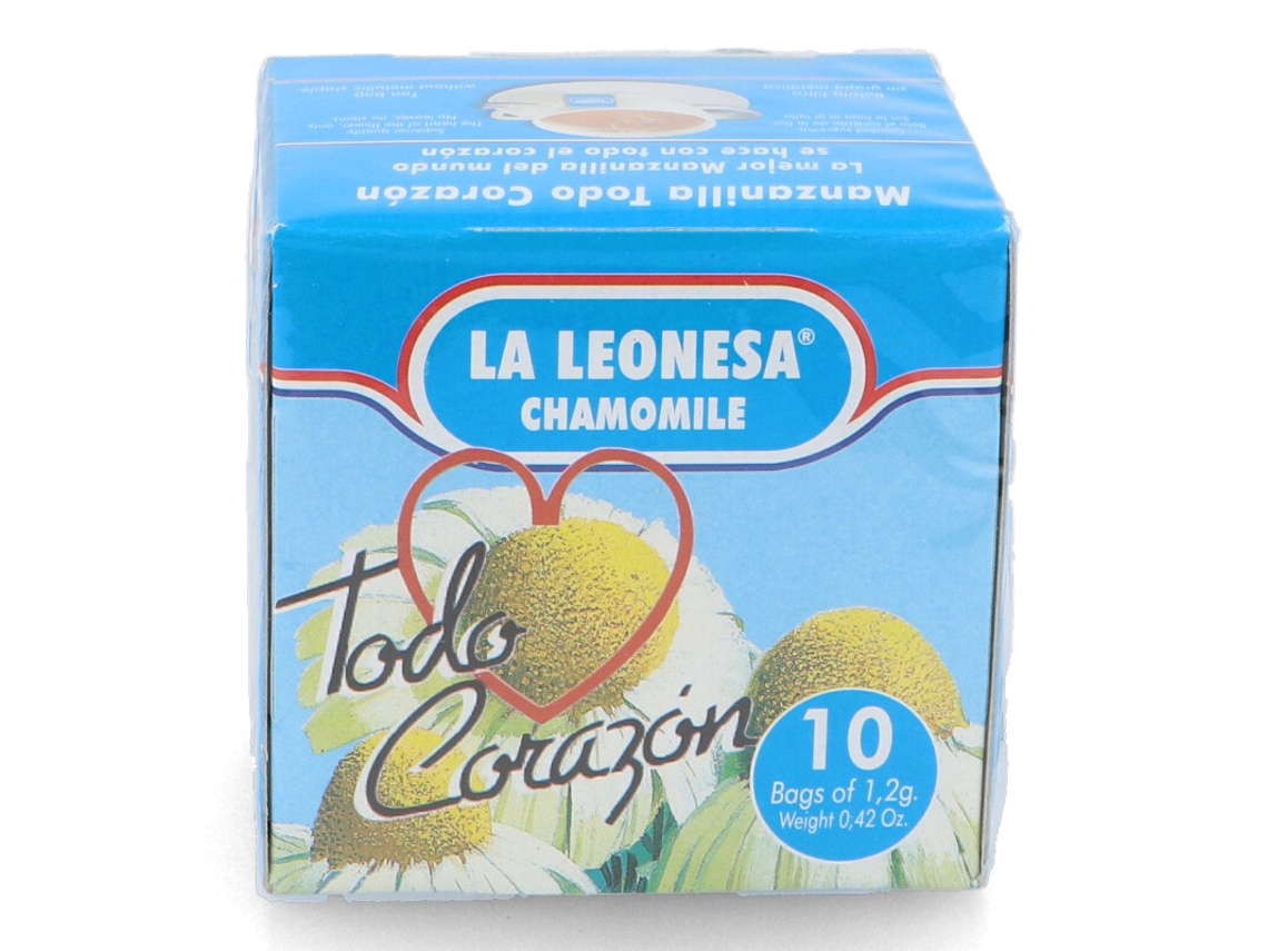 Complemento Alimentar MANASUL Manasul Manzanilla La Leonesa 10 Bolsitas