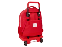 Mochila Escolar con Ruedas SEVILLA FÚTBOL CLUB Rojo 33 x 45 x 22 cm