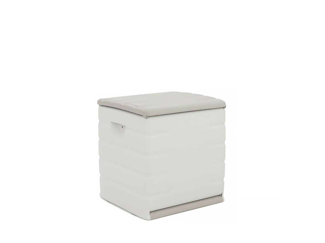Baúl de resina con 1 estante, beige, 60x61x53 cm PLASTIKEN