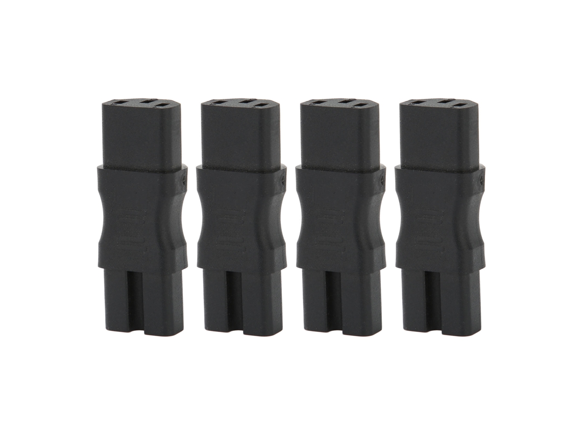 Adaptador De Energia Iec320 C13 Para Iec320 C15 Padrão Profissional Para Notebook Pdu Case Socket Ups 4pcs