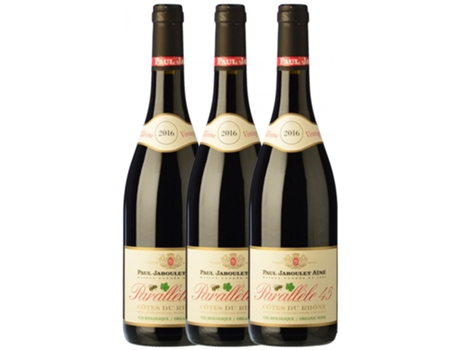 Vino Tinto JABOULET AÎNÉ Jaboulet Aîné Parallèle 45 Rouge Vin De Pays Rhône Crianza (0.75 L - 3 unidades)