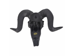 Adorno de pared con esqueleto de shofar en 3D, cabeza de oveja larga