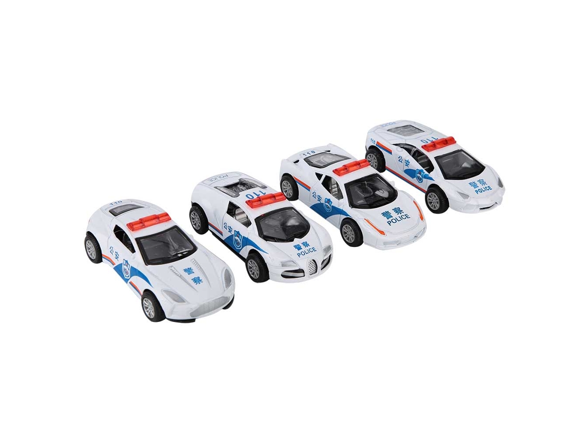 Coche De Juguete De Aleación Con Marcha Atrás Para Niños, Regalo De Alta Simulación, Blanco.