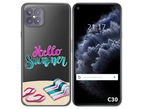 Carcasa Cubot C30 TUMUNDOSMARTPHONE Dibujos Transparente Multicolor