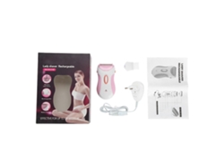 Depiladora Eléctrica Recargable Para Mujer Impermeable Depilación Painless Axilas Bikini