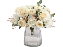 2 paquetes de flores artificiales falsas, arreglos florales realistas para decoración de bodas y centros de mesa Jeiibrzui