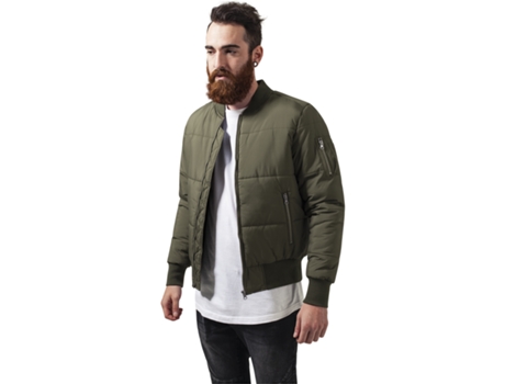 Abrigo URBAN CLASSICS Hombre (L - Verde)