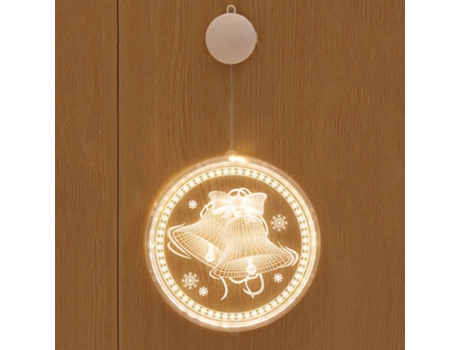 Adorno de Navidad Luces Decorativas Led Letras Blancas Blanco