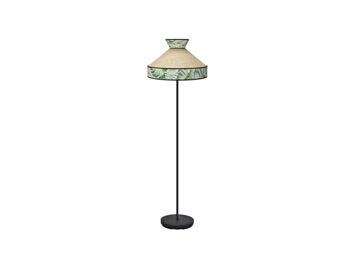 Lámpara de pie Constantinopla para salón Ø40x156cm 1xe27 Beige y Verde Fabrilamp (bombilla no incluida)
