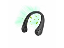 Ventilador Cuello 4000mah Tpe 72 Salidas Aire 360º Negro