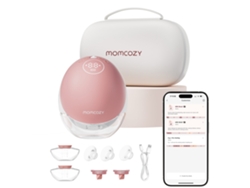 Extractor de leche eléctrico manos libres Mobile Flow M9 Control discreto por aplicación 1 paquete Rojo MOMCOZY