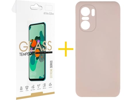 Carcasa + Protector de Pantalla para Xiaomi MI 11I SKYHE Rosa Pastel