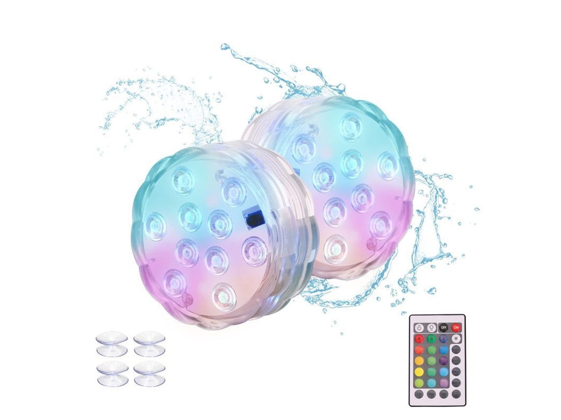 Luz Led Sumergible Para Piscina Con Control Remoto, Iluminación Para Piscinas