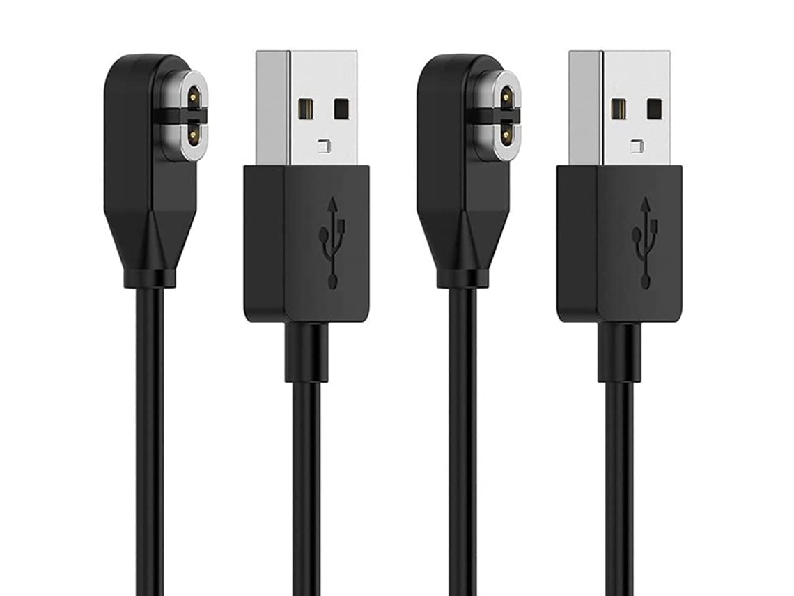 Cargador de auriculares para Aftershokz Aeropex As800, Shokz Openrun, Openrun Mini, Openrun Pro, Opencomm 2 paquetes 1 metro Siurn