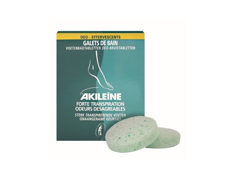 Crema Corporal AKILEINE Pastillas Efervescentes Antitranspirantes 7un.