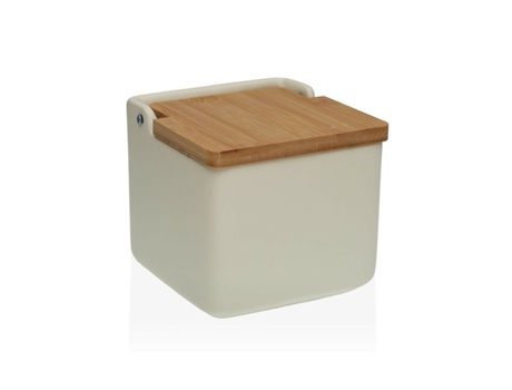 Salero VERSA 31896 (Beige - Cerámica - 12.2 x 12.2 x 11.5 cm)