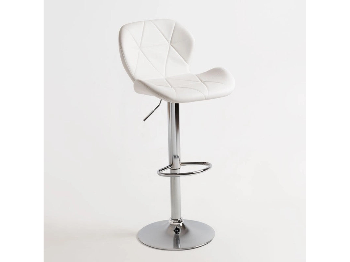 DUDECOR Taburete Arhus Blanco
