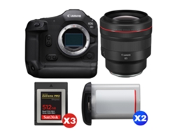 Canon Eos R1 + Rf 85mm F/1.2 L Usm + 3 Sandisk 512gb Extreme Pro Cfexpress Type B + 2 Canon Lp-e19 + Ebook “20 Consejos Para Fotos Que Impactan”