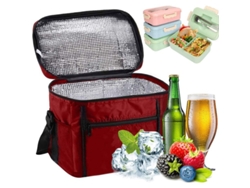 2026altiro-bolsa Isotérmica Para El Almuerzo, 10 Litros, Bolsa Térmica Para El Almuerzo/trabajo/escuela/playa/picnic, Roja
