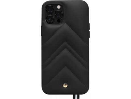 Funda para iPhone 12/12 Pro ARTEFAKT Piel Negro