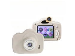 Cámara para niños 1080p HD con doble cámara y enfoque automático, color gris, Yizhood