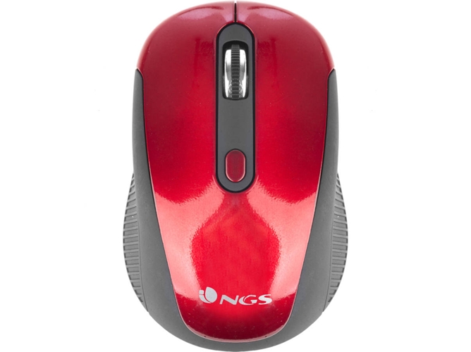Ratón NGS Haze (Inalámbrico - 1600 dpi - Rojo)