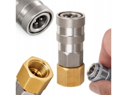 Conector rápido M18 de acero inoxidable – 18 bar | Acero inoxidable | Para hidrolimpiadoras de alta presión