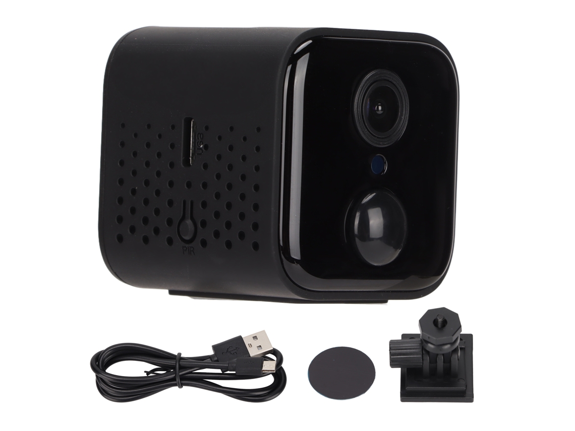 Câmera De Segurança Residencial Ip Mini Wifi 1080p Com Detecção De Movimento E Monitor Bebê