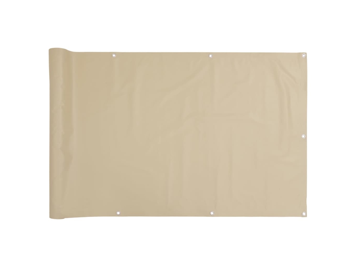 Maison Exclusive - Toldo Para Balcón Tela Oxford Beige 90x500 Cm