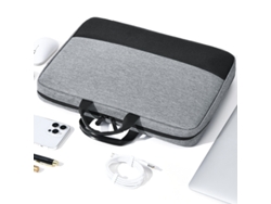 Bolsa para portátil Yunzii, elegante y gris, para portátiles de 15,6 pulgadas