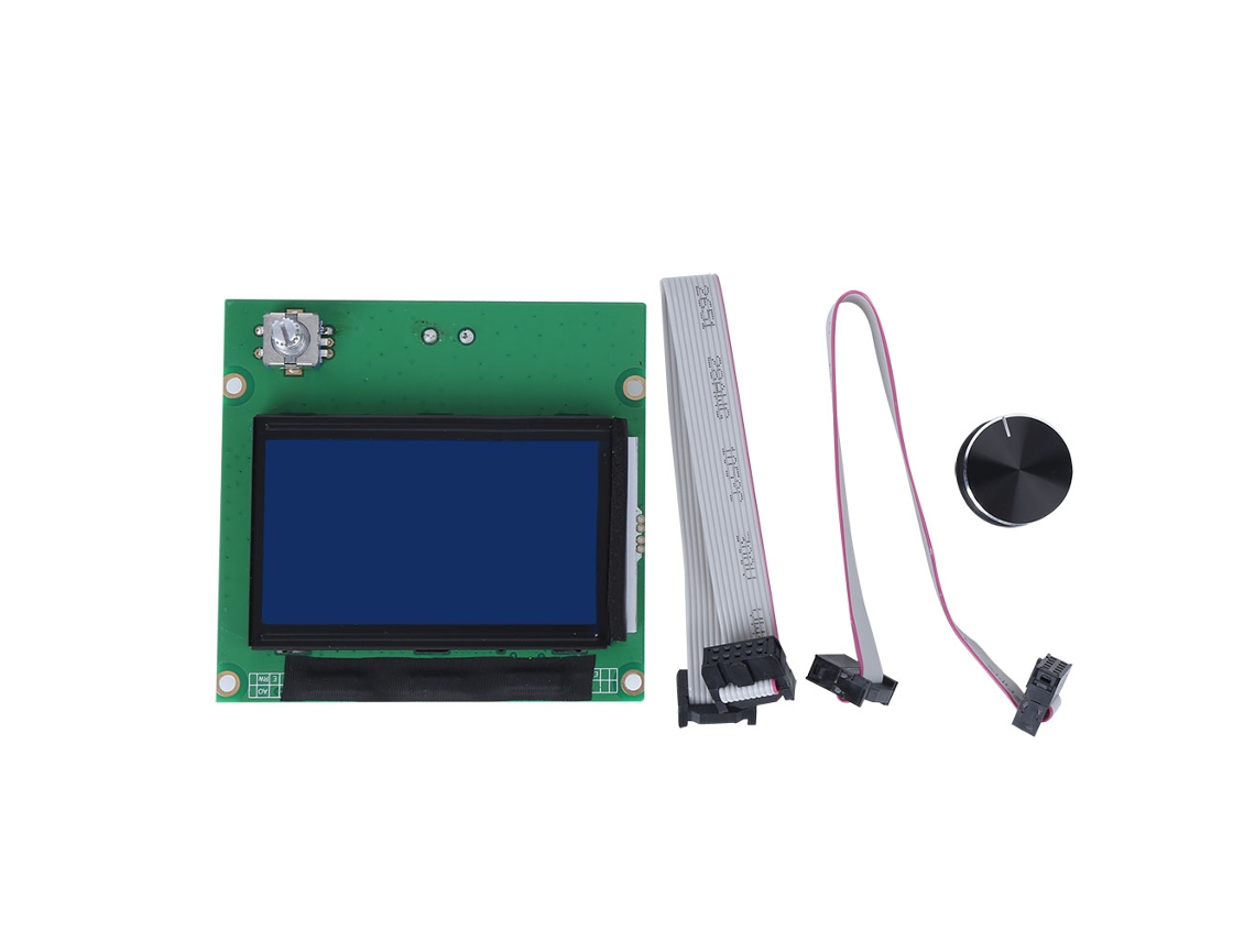 Controlador De Pantalla Lcd Con Cable Y Botón Accesorio Para Impresora 3d Cr-10/s4/s5