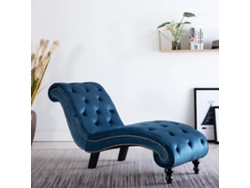 Diván de terciopelo azul