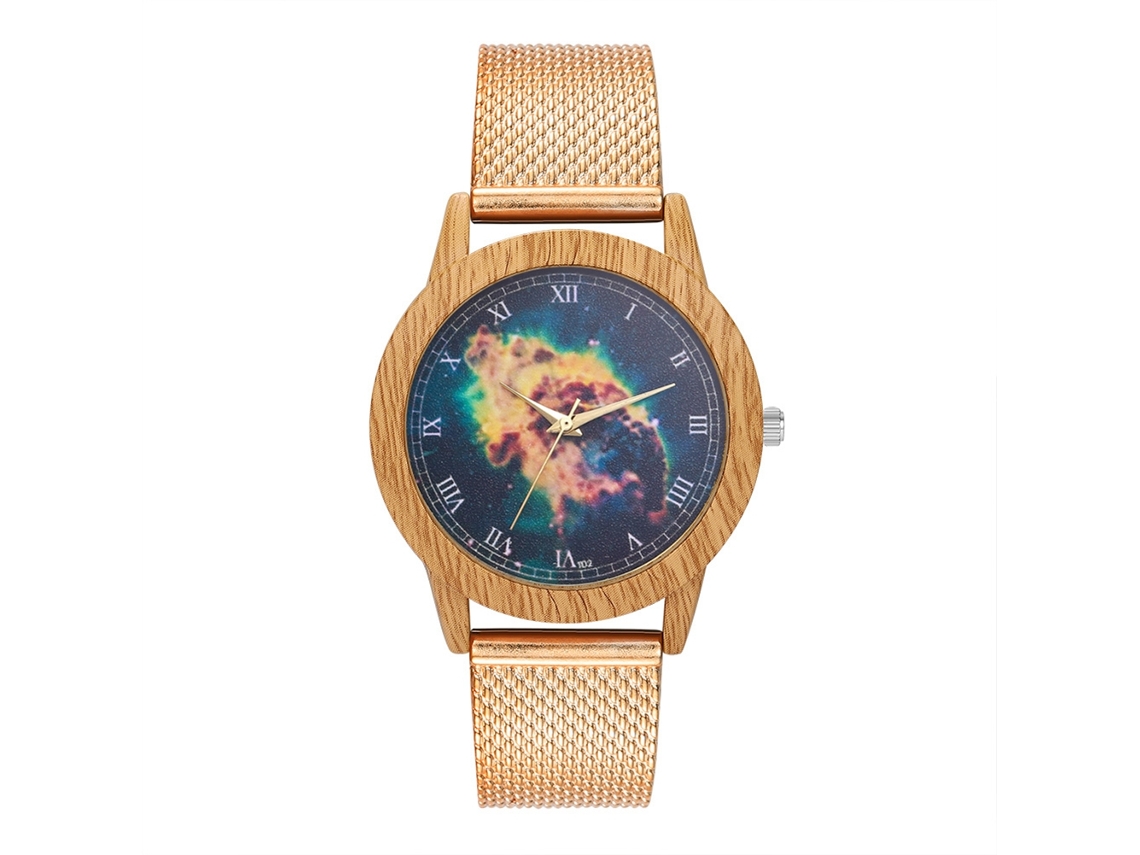 Reloj De Cuarzo Elegante Unisex Para Hombre Y Mujer, Reloj De Pulsera De Ocio (oro Rosa)