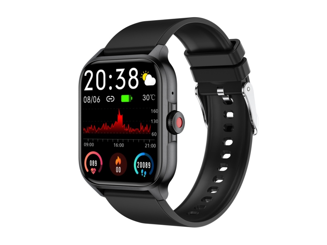 Reloj Inteligente Qx15 Multifuncional Para Deportes, Teléfono Y Música, Pulsera Inteligente, Color Negro.