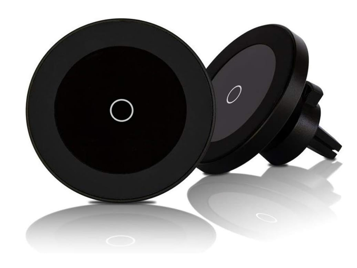 Cargador Circular De Adsorción Magnética De 10 W Con Carga Rápida (negro)